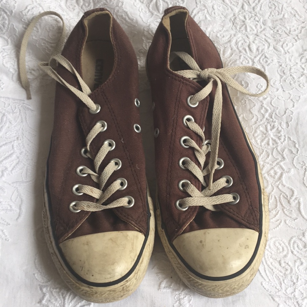 Brown Converse All Stars